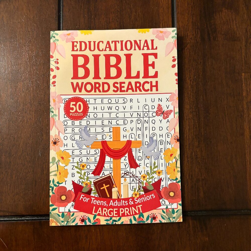 Educational Bible Word Search for Teens, Adults and Seniors